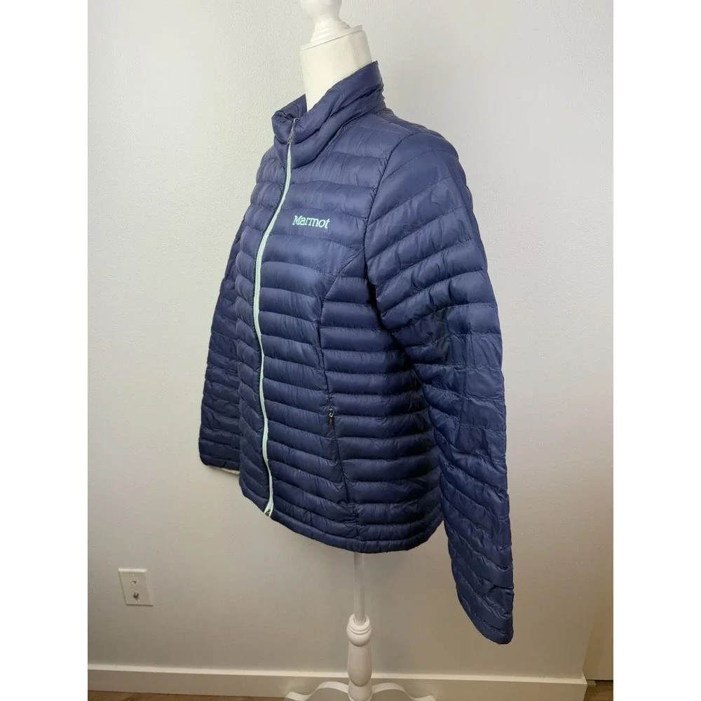 Marmot Solus Puffer Jacket Women's M Bluish Purple Coat‎ Featherless Thinsulate